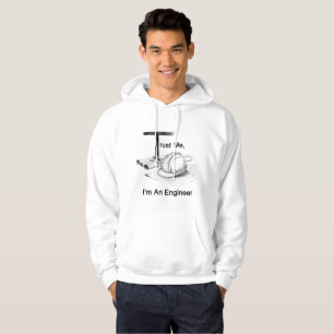 Lita på mig, jag är ingenjör T-Square T-Shirt Hoodie