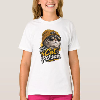 Lita på mig, jag är kattperson – Cool Cat Vintage T Shirt