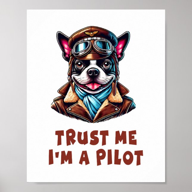 Lita på mig, jag är pilot poster (Framsidan)