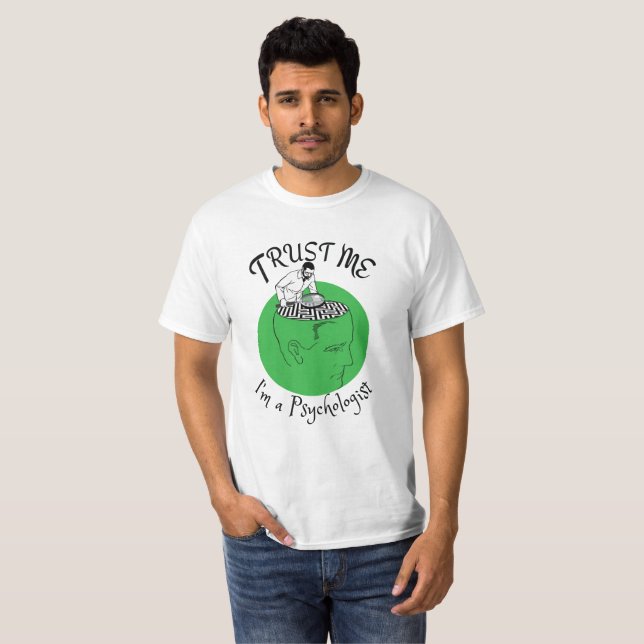 Lita på mig, jag är psykolog. tee (Hel framsida)