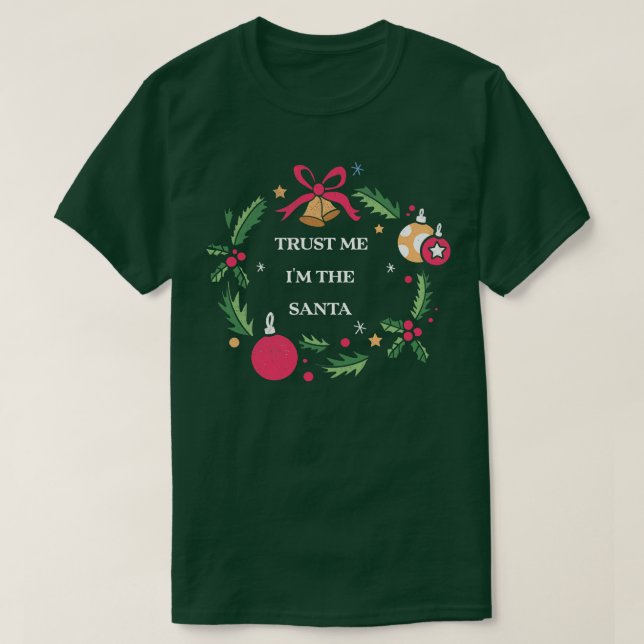 Lita på mig om jultomten Tee Funny B (Design framsida)