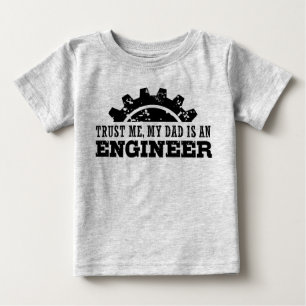 Lita på mig Pappa är ett Ingenjör Tee Shirt