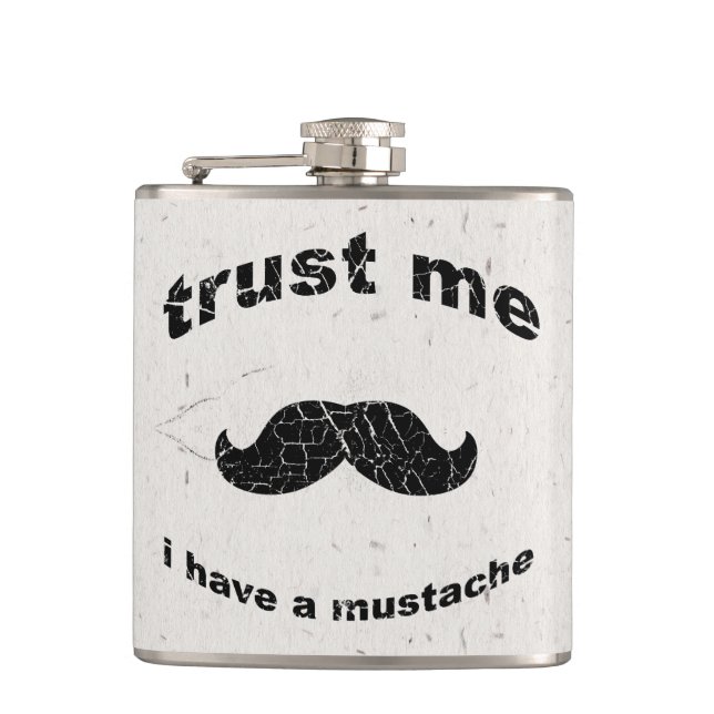 Lita på mig som jag har en mustasch fickplunta (Framsidan)