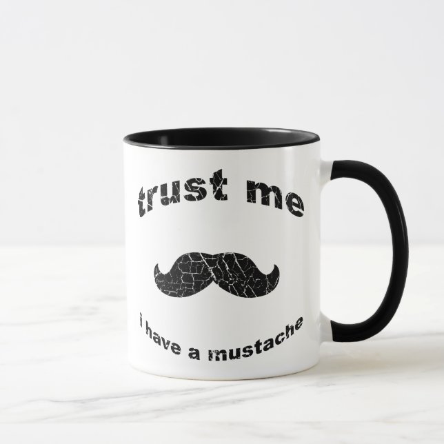 Lita på mig som jag har en mustasch mugg (Höger)