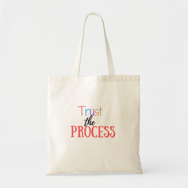 Lita på Processaa Tote Bag Tygkasse (Framsidan)