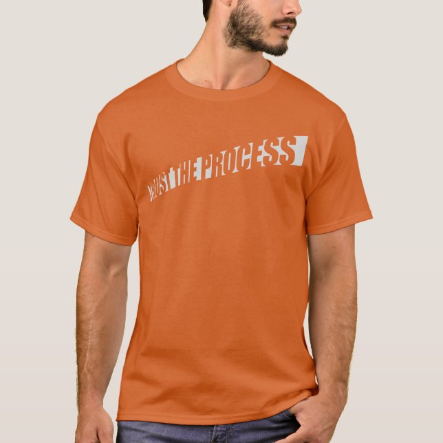 lita på processen citat retro t shirt (Framsida)