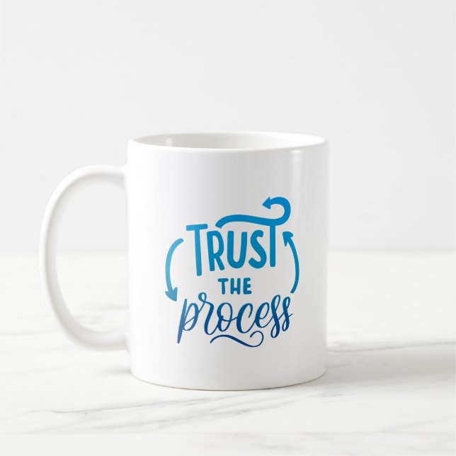lita på processen kaffemugg (Vänster)