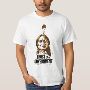 Lita på regeringen - ironi tröja