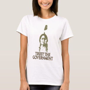 Lita på regeringen tee shirt