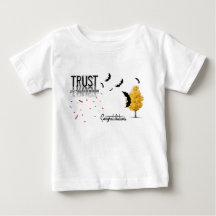 Lita på resan Baby T-Shirt - Inspirerande för småb