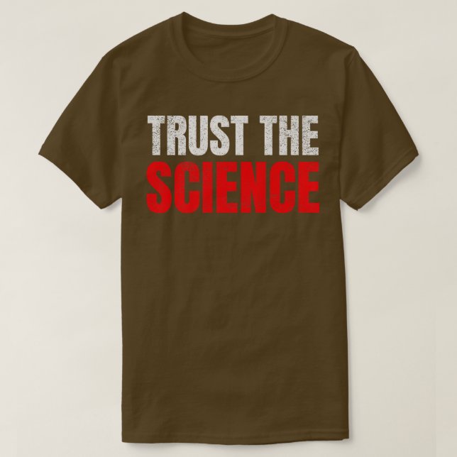 Lita på Science Premium T Shirt (Design framsida)