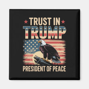 Lita på Trump President för Fred Magnet