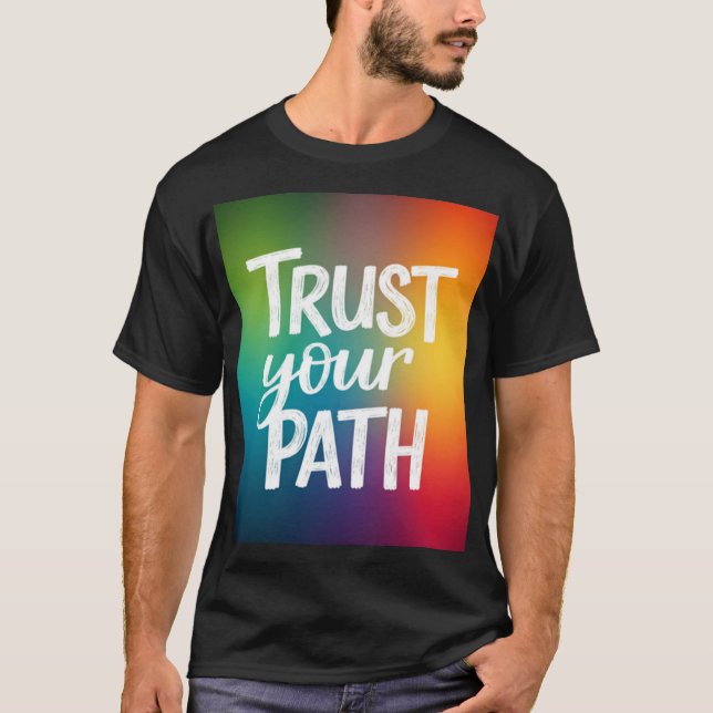 Lita på Vägen T Shirt (Framsida)