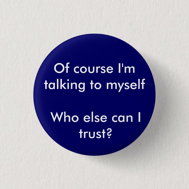 Lita på, vem som är annan kan jag knapp (Framsida)