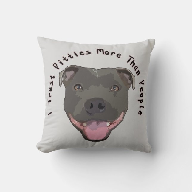Lita Pitties - Pitbull Kudd Kudde (Framsida)
