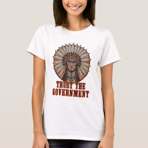 Lita regeringen, chef – Sarksatisk politisk T Shirt