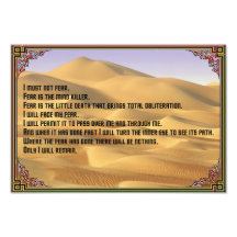 Litany against Fear