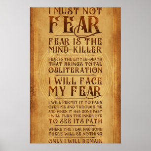 Litany against Fear v2 Poster
