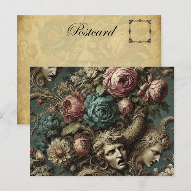 Litany of Aristoats - Gothic Victorian Helg Vykort (Fram/baksida)