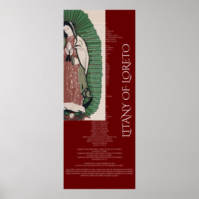 LITANY OF LORETO POSTER (Framsidan)