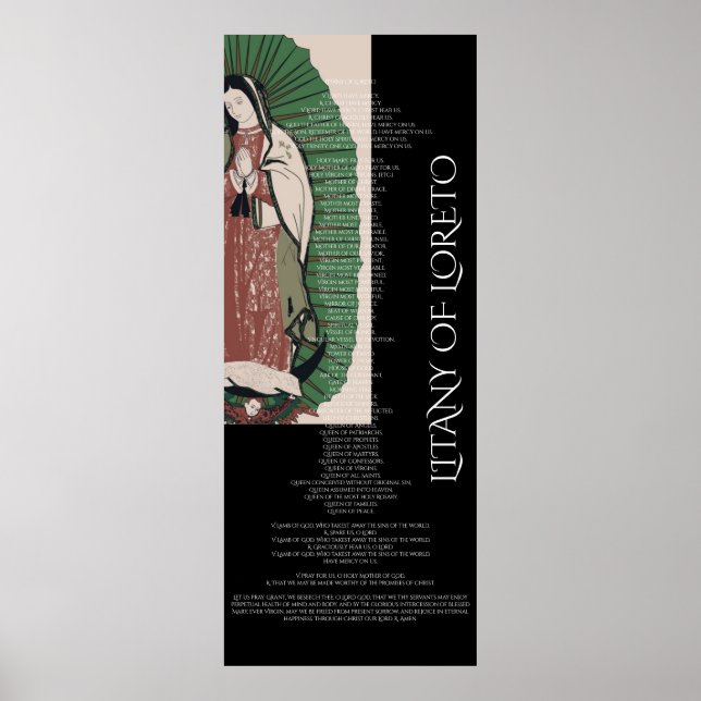 LITANY OF LORETO POSTER (Framsidan)