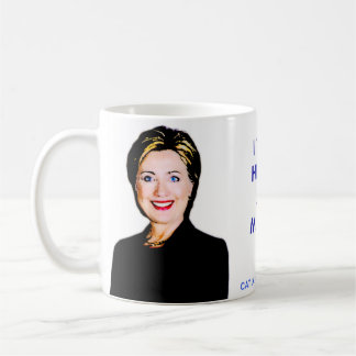 "Litar på jag: Hillary och för min katt" mugg. Kaffemugg