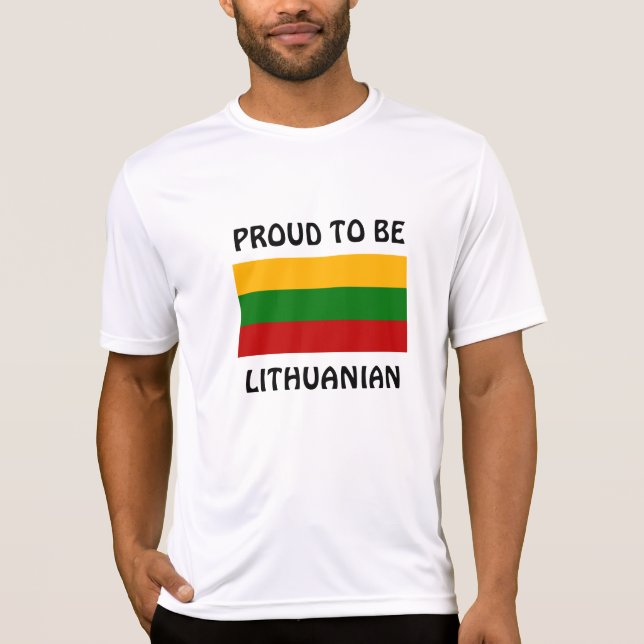 Litauen: Bekvämt litauiska T Shirt (Framsida)