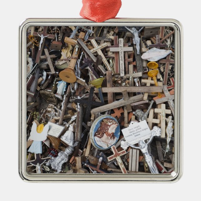 Litauen, centrala Litauen, Siauliai, Backe 2 Julgransprydnad Metall (Framsidan)