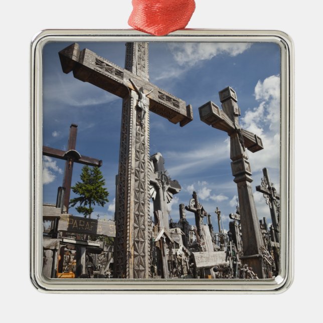 Litauen, centrala Litauen, Siauliai, Backe 3 Julgransprydnad Metall (Framsidan)