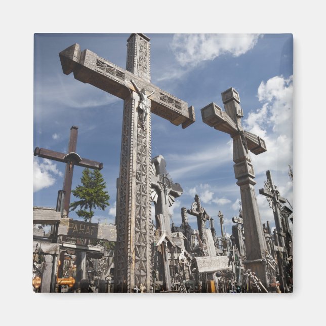 Litauen, centrala Litauen, Siauliai, Backe 3 Magnet (Framsidan)