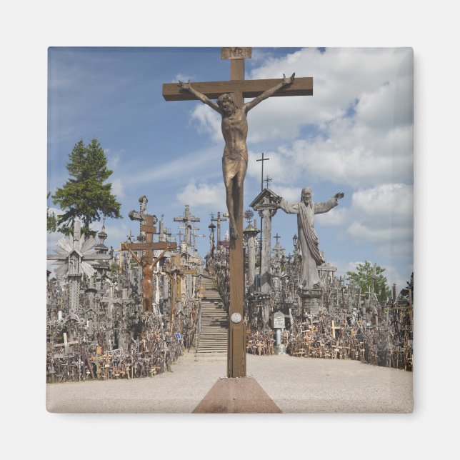 Litauen, centrala Litauen, Siauliai, Backe 4 Magnet (Framsidan)