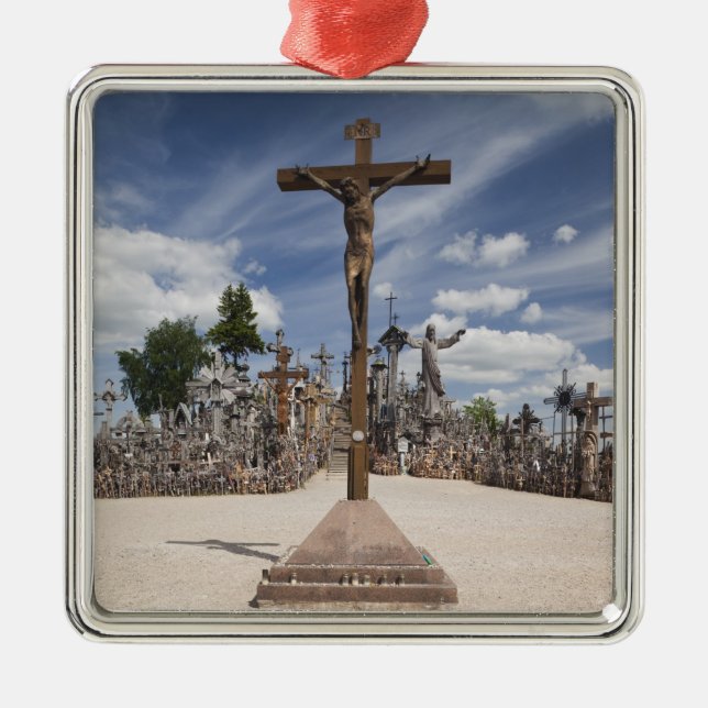 Litauen, centrala Litauen, Siauliai, Backe 6 Julgransprydnad Metall (Framsidan)