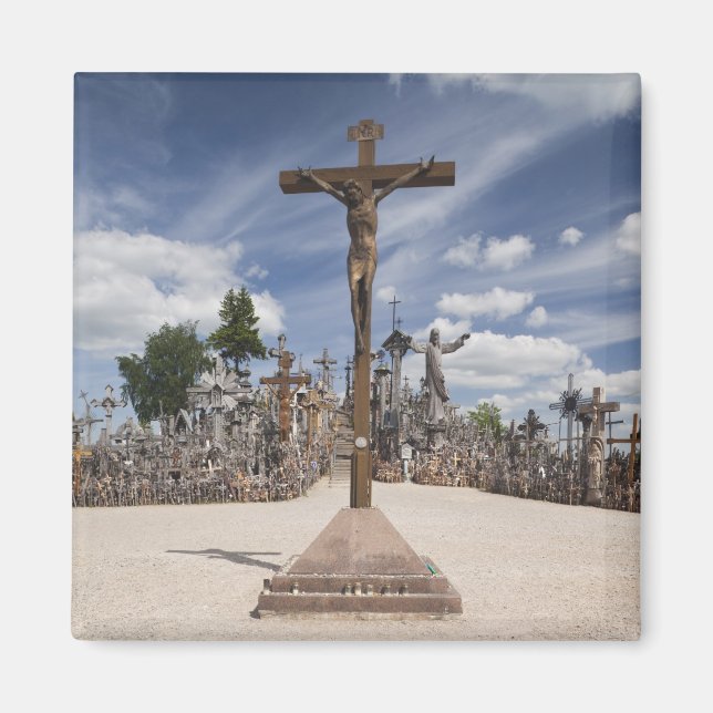 Litauen, centrala Litauen, Siauliai, Backe 6 Magnet (Framsidan)