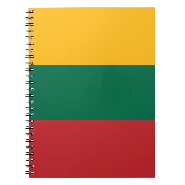 Litauen flagga anteckningsbok (Framsidan)