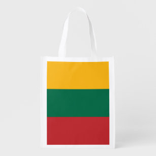 Litauen Flagga Återanvändbar Påse