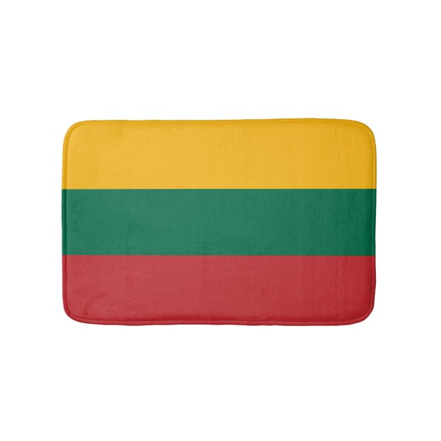 Litauen flagga badrumsmatta (Framsidan)
