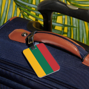 Litauen flagga bagagebricka
