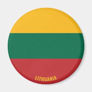 Litauen Flagga Charming Patriotic Magnet
