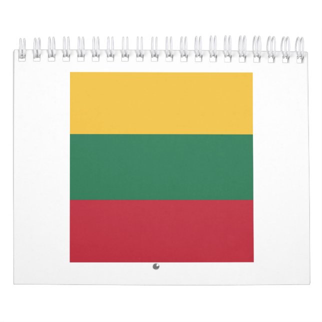Litauen Flagga Emblem Kalender (Omslag)