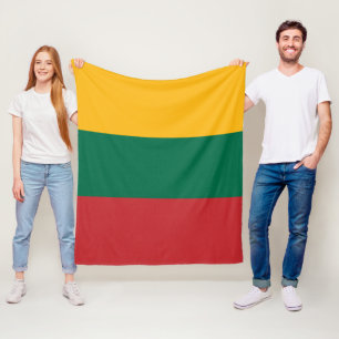 Litauen flagga fleecefilt