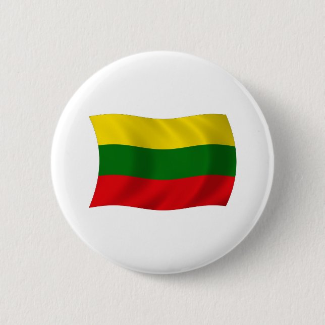 Litauen Flagga Knapp (Framsida)