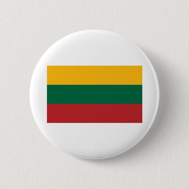 Litauen Flagga Knapp (Framsida)