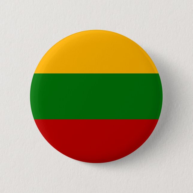 Litauen flagga knapp (Framsida)