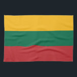 Litauen Flagga Kökshandduk<br><div class="desc">Patriotisk flagga i Litauen.</div>