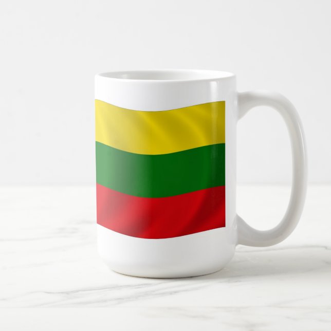 Litauen Flagga Kopp (Höger)
