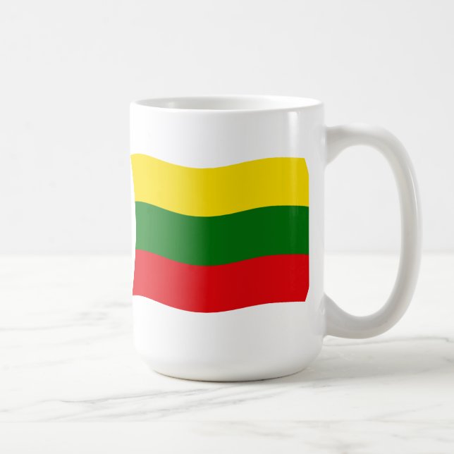 Litauen Flagga Kopp (Höger)