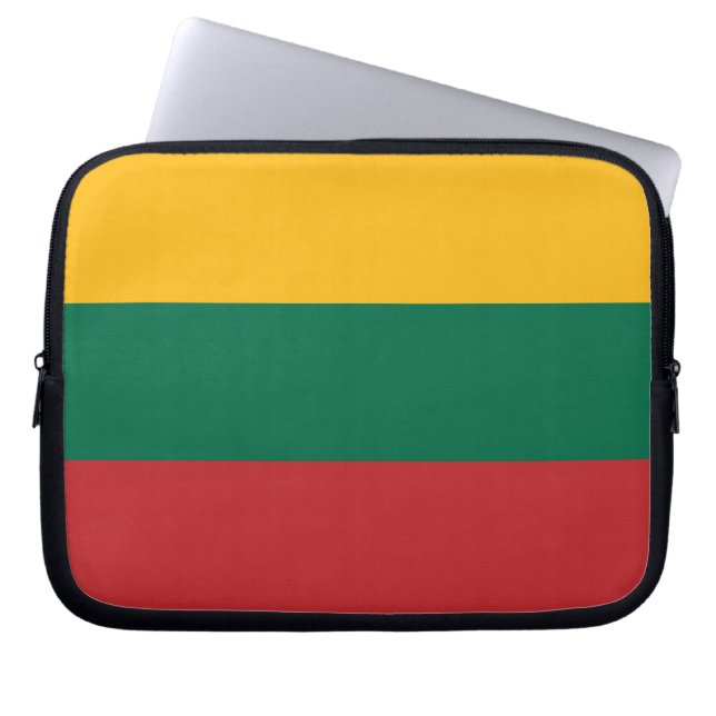 Litauen Flagga Laptop sleeve (Framsidan)