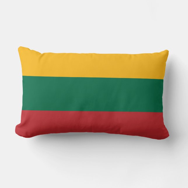Litauen Flagga Lumbarkudde (Framsida)
