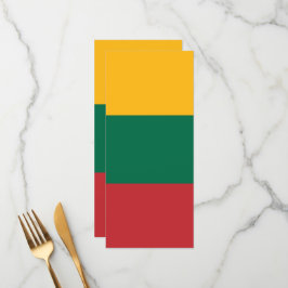 Litauen flagga meny