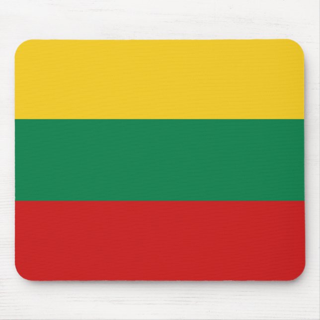 Litauen Flagga Mousepad Musmatta (Framsidan)
